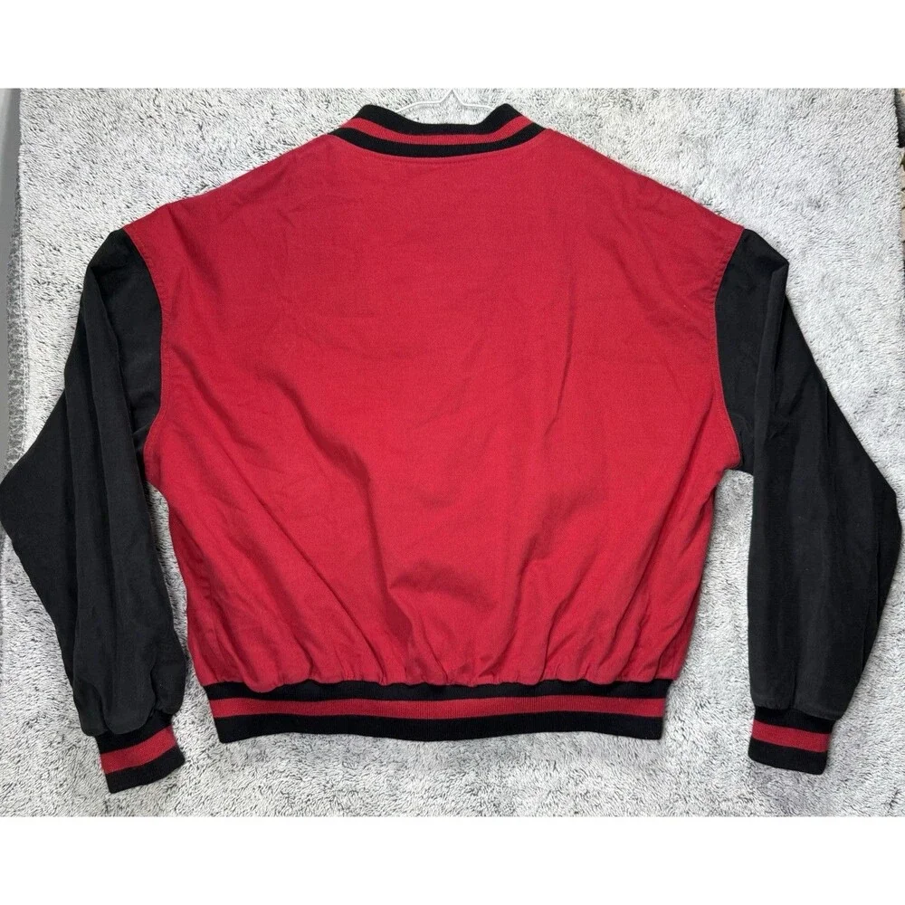 Vintage Case IH International Harvester Bomber Jacket‎ Sz XXL USA Made Swingster